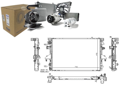 NIS65282A/RS7 - РАДІАТОР ДВИГУНА NISSENS NIS, 65282A