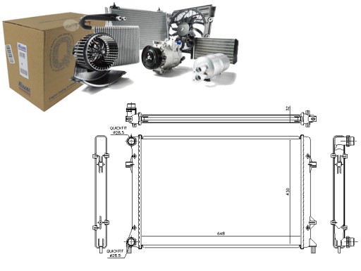 NIS65307/RS7 - РАДІАТОР ДВИГУНА NISSENS NIS, 65307