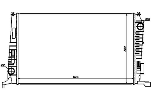 637614 - Кулер для воды nissan dacia duster 1.5 dci