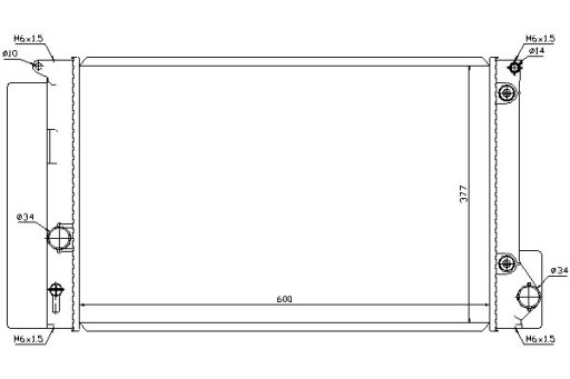 64694 - Кулер для води nissens toyota avensis estate 2.0 (z