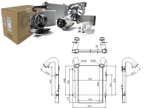 NIS97059/RS4 - ИНТЕРКУЛЕР NISSENS 1691392 1677327