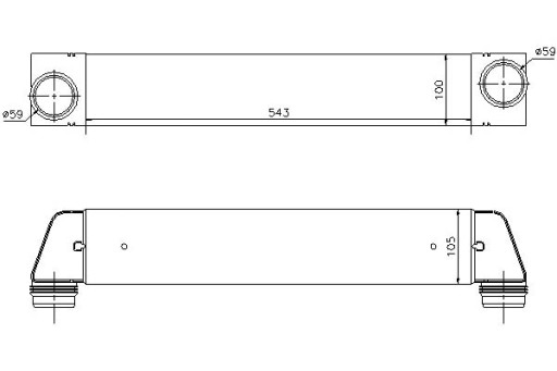 96607 - ИНТЕРКУЛЕР NISSENS BMW 5 530 D (E60)