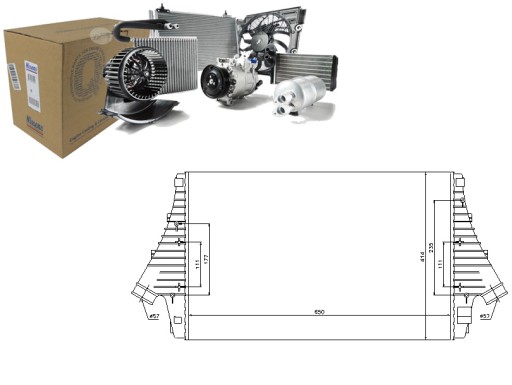 NIS/96647/ZAPS - ИНТЕРКУЛЕР NISSENS CADILLAC BLS FIAT CROMA OPEL S