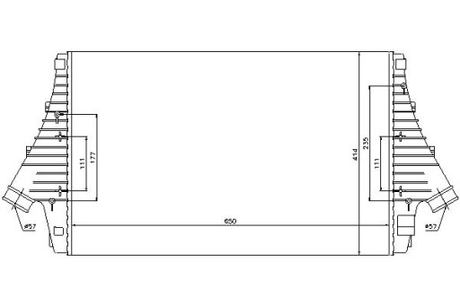 96647/ZAW - ИНТЕРКУЛЕР NISSENS CADILLAC BLS FIAT CROMA OPEL S