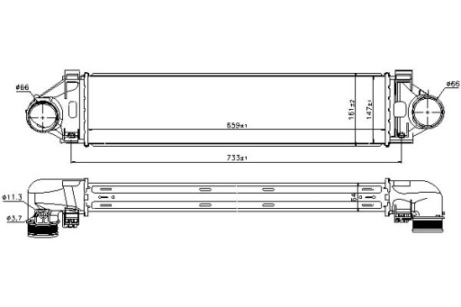 96471 - ИНТЕРКУЛЕР NISSENS LAND ROVER FREELANDER 2 2.0 SI