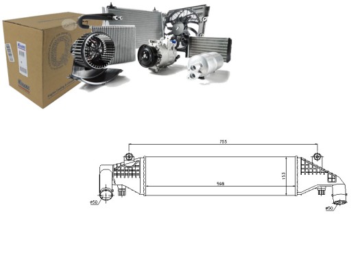 NIS/96532/ZAPS - ІНТЕРКУЛЕР NISSENS MAZDA 3 1.6D/2.0D 06/04-12/09