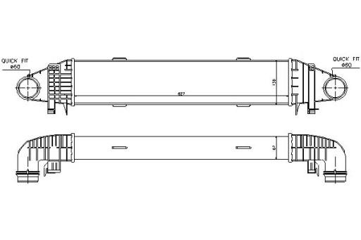 96598/ZAW - ИНТЕРКУЛЕР NISSENS MERCEDES C (C204) C T-MODEL (S