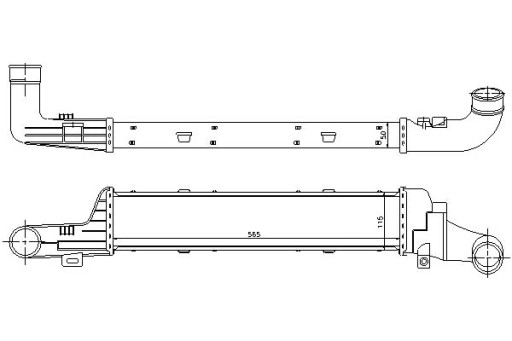 96861 NIS/BOX - ИНТЕРКУЛЕР NISSENS MERCEDES E 300 TURBO-D (210/02)