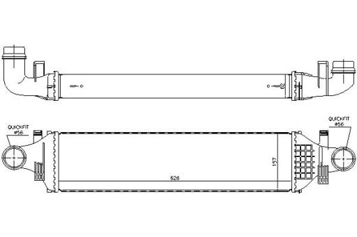 96784 NIS/BOX - ИНТЕРКУЛЕР NISSENS MERCEDES E 320 CDI (210.026) (