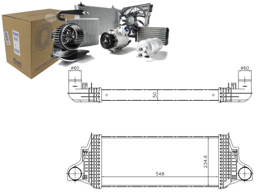 NIS96419/SERW - ИНТЕРКУЛЕР NISSENS MERCEDES GL 320 CDI 4-MATIC (1
