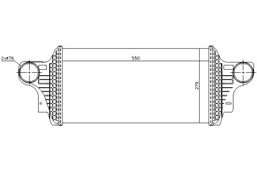 96438 127014N - ИНТЕРКУЛЕР NISSENS MERCEDES GL (X164) M (W164) 3.
