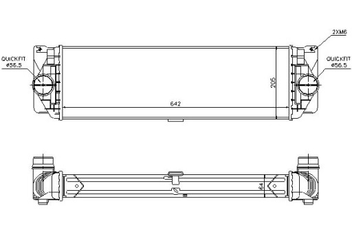 96526 - ИНТЕРКУЛЕР NISSENS MERCEDES SPRINTER 3.5-T 319 CD