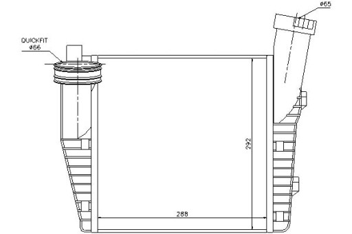 96687 - ИНТЕРКУЛЕР NISSENS PORSCHE CAYENNE TURBO 4.5 (9PA)
