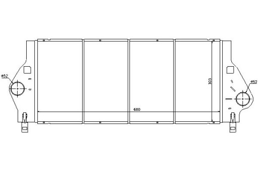 96799 310989 - ИНТЕРКУЛЕР NISSENS RENAULT ESPACE IV LAGUNA I LAG
