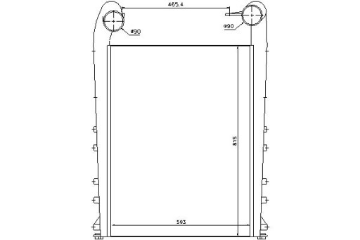 97058 7485003667 - ИНТЕРКУЛЕР NISSENS RVI MAGNUM PREMIUM 2 DXI11/DXI