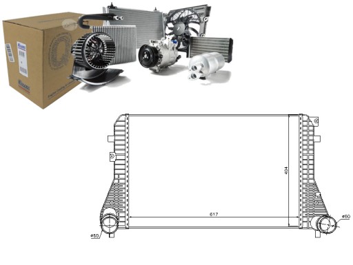 NIS/96575/ZAPS - ИНТЕРКУЛЕР NISSENS SEAT ALHAMBRA VW CC PASSAT PAS