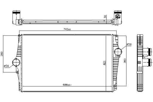96601 - ИНТЕРКУЛЕР NISSENS VOLVO XC90 И D5
