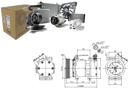 NIS89064/RS3 - КОМПРЕСОР КОНДИЦІОНЕРА NISSENS 770027380