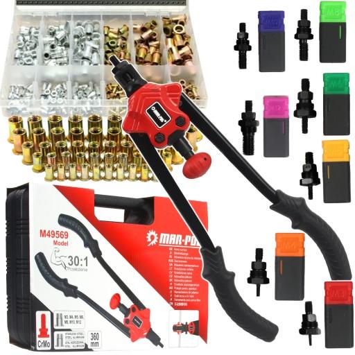 ГАЙКА ЗАКЛЕПКА РУЧНА М3-М12 360ММ