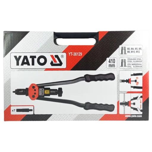 РУЧНОЙ ЗАКЛЕПОЧНИК ДЛЯ ЗАКЛЕПОЧНЫХ ГАЙОК YATO M3-M12