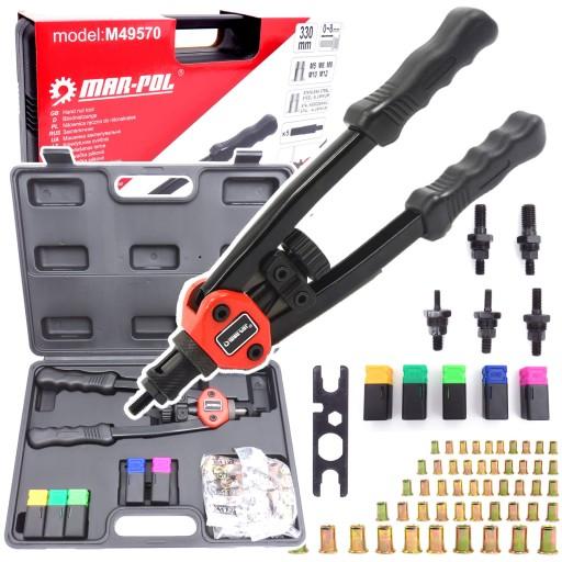 РУЧНА ЗАКЛЕПКА М5-М12 + 50 шт