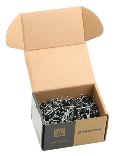 ЧЕРНЫЕ ЗАКЛЕПКИ 4,8 x 10 мм ЧЕРНЫЕ RAL 9005 500 шт. ЧЕРНЫЕ ЧЕРНЫЕ ЗАКЛЕПКИ