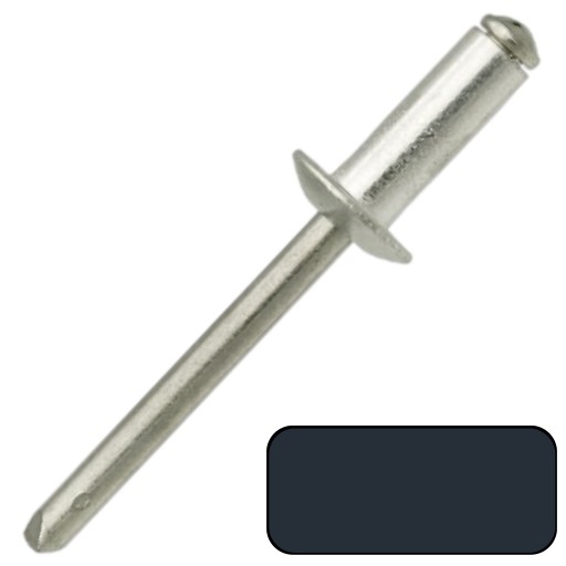 Заклепки 4x10 мм-колір RAL7016 - 500 шт.