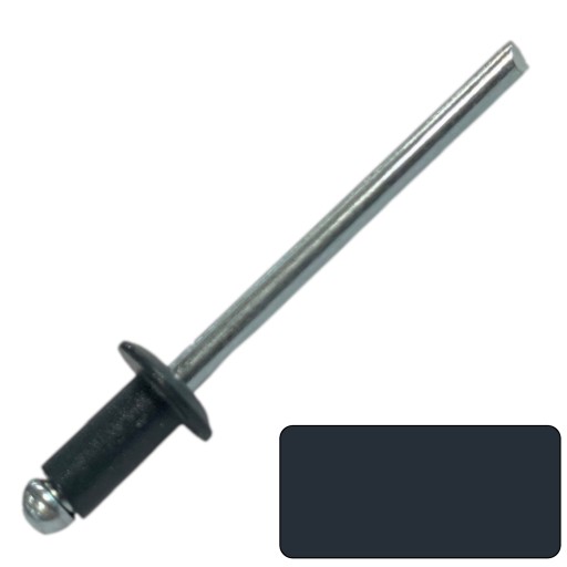 ЗАКЛЕПКИ 4X8мм - ЦВЕТ RAL7016 - 500 ШТ.