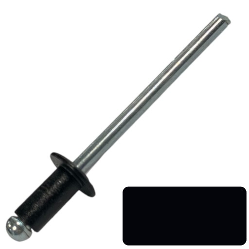 Заклепки 4x8 мм-колір RAL9005 - 500 шт