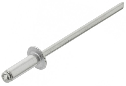 ЗАКЛЕПКИ АЛЮМИНЬ/НЕРЖАВЕЮЩАЯ СТАЛЬ 4x18 мм 500 шт.