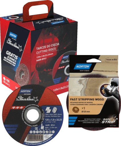 Norton STARLINE диск для металу 125x1x22 мм 100 шт