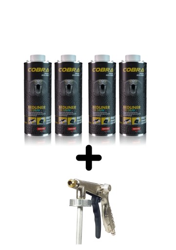 NOVOL COBRA COLOR 0.6л + UTW 4шт любой выбранный цвет + ПИСТОЛЕТ!!!