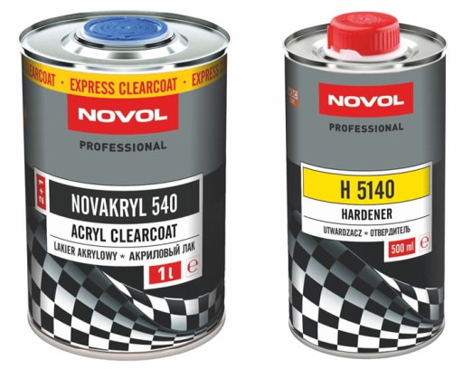 NOVOL NOVAKRYL 540 EXPRESS ПРОЗОРИЙ ЛАК 1Л + 0,5 Л UTW