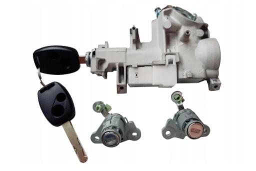 НОВЫЙ ЗАМОК ЗАЖИГАНИЯ ВСТАВКА ПОЛНЫЙ КОМПЛЕКТ HONDA JAZZ II 02-08