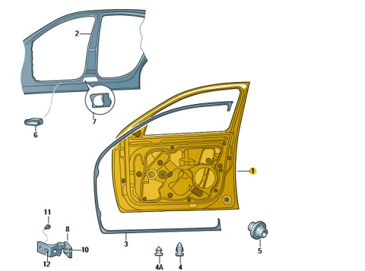 1Z0831055 DRZWI LEWE PRZEDNIE LEWY PRZÓD SKODA OCTAVIA 2 II 1Z 2004-2013R - НОВАЯ ОРИГИНАЛЬНАЯ ДВЕРЬ ПЕРЕДНЯЯ ЛЕВАЯ SKODA OCTAVIA 2 II 1Z 2004-2013R 1Z0831055