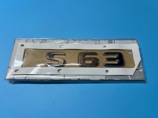 2178172500, A2178172500, - НОВАЯ ОРИГИНАЛЬНАЯ ЭМБЛЕМА С НАПИСЬЮ «S 63» НА ЗАДНЕЙ КРЫШКЕ A2178172500