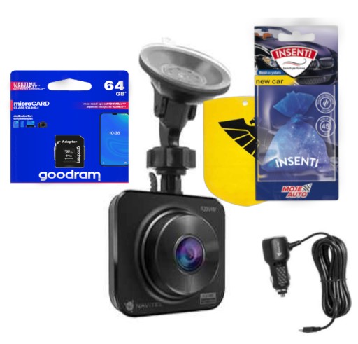 НОВЫЙ ВИДЕОРЕГИСТРАТОР NAVITEL R200 NV + карта памяти 64 ГБ и бесплатный ароматизатор