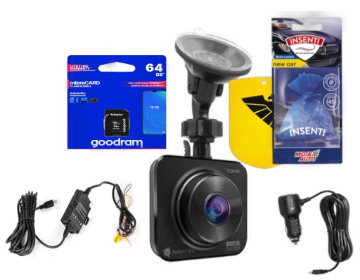 НОВЫЙ ВИДЕОРЕГИСТРАТОР NAVITEL R200 NV + SmartBox 64 ГБ Ароматизатор для карты памяти