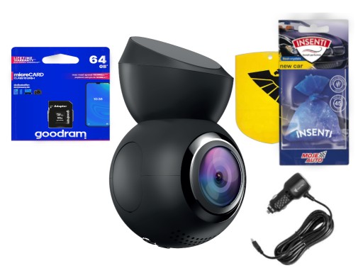 НОВЫЙ ВИДЕОРЕГИСТРАТОР NAVITEL NAVITEL R1000 GPS + карта памяти 64 ГБ, ароматизатор