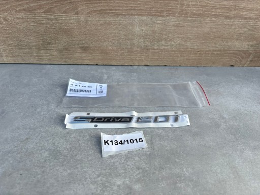 51148496006 - НОВИЙ БЕЙДЖ, ІНСТРУКЦІЯ, ЕМБЛЕМА НА ЗАДНІЙ ДВІРІ BMW X1 X2 F48 F39 S DRIVE 2.0i K134/1015