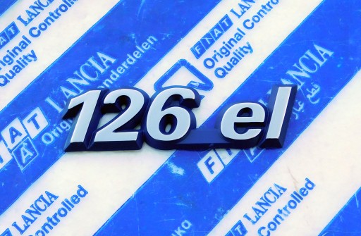 НОВА емблема значок логотип надпис 126el Fiat 126p 126 el elegant ОРИГІНАЛ