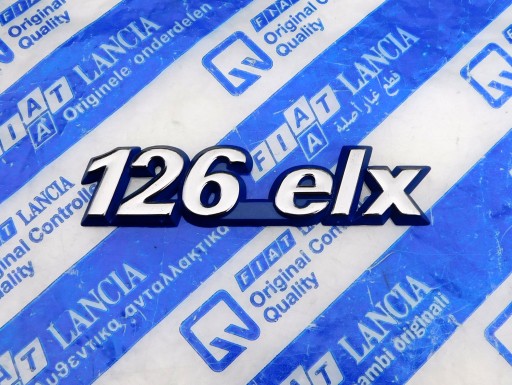 НОВА емблема значок логотип надпис 126elx Fiat 126p 126 elx elegant ОРИГІНАЛ