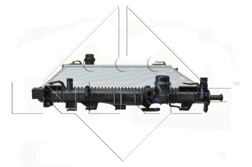 Nrf 53811 радіатор двигуна