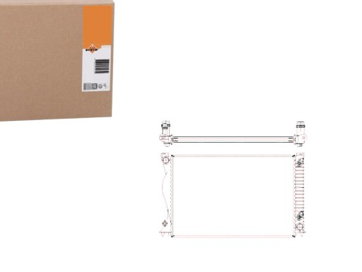 NRF58220(EXT) - РАДИАТОР NRF AUDI A6 04-, A6 AVANT 05-, A6 ALLROAD