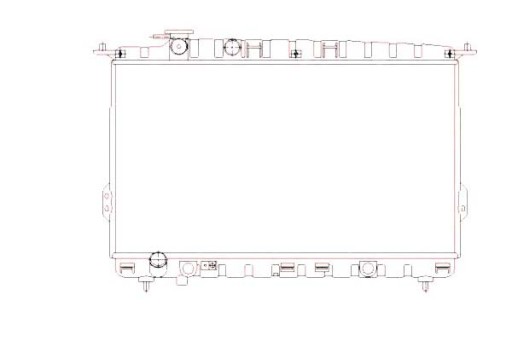 53642/NRF - Радіатор nrf hyundai grandeur 98