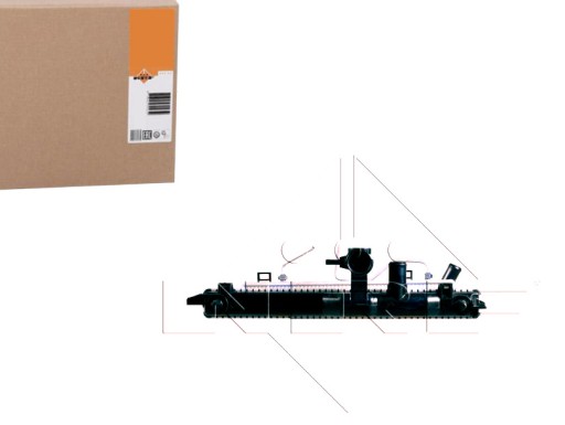 NRF58425/RS6 - Nrf радіатор hyundai i10 1.1 07-13 nrf