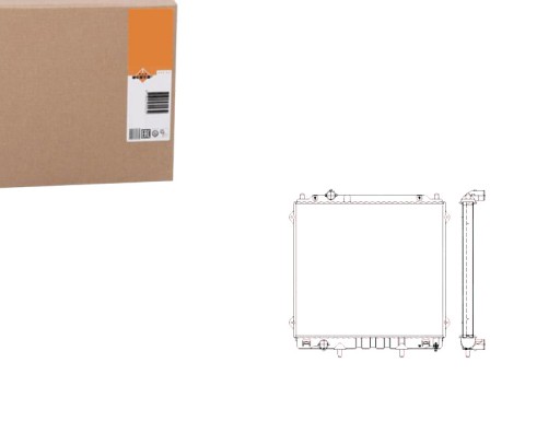 NRF53480(EXT) - NRF РАДІАТОР HYUNDAI TERRACAN 2.9CRDI 01-06 NRF