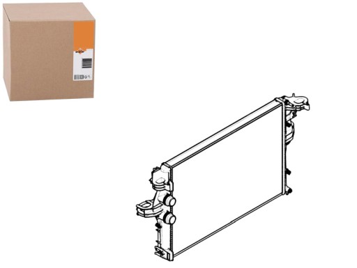 NRF58430(EXT) - NRF РАДІАТОР IVECO DAILY 2.3 2.9D 11- NRF