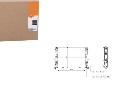 NRF509729(EXT) - NRF РАДІАТОР LAND ROVER DISCOVERY 2.5TD 98-04 NRF