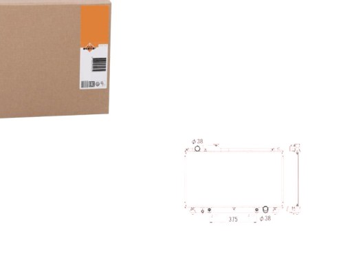 NRF53584(EXT) - NRF РАДИАТОР LEXUS NRF